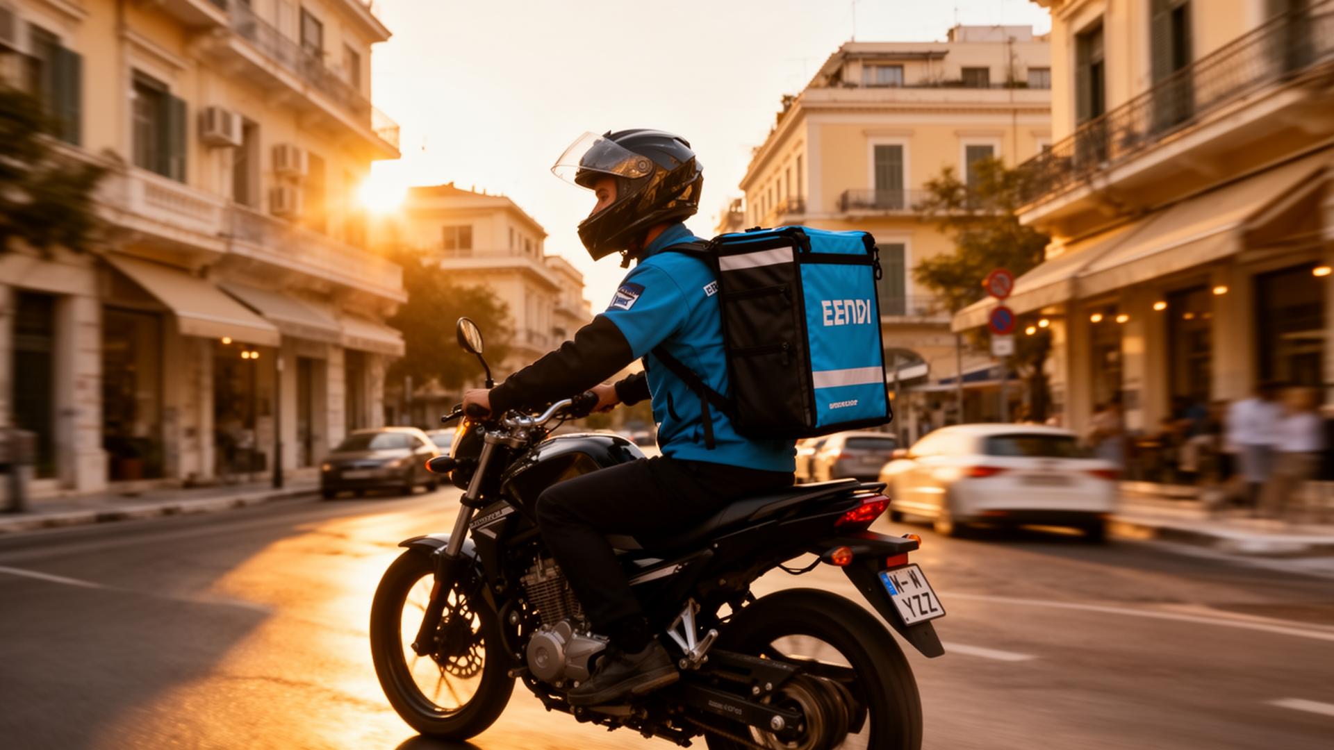 Deliverade με μηχανή σε δρόμο της Αθήνας